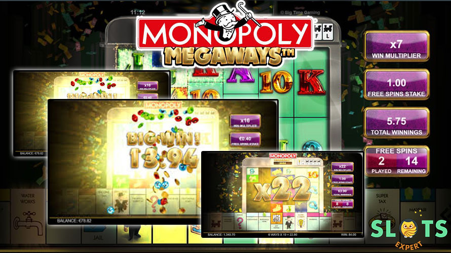 monopoly megaways slots